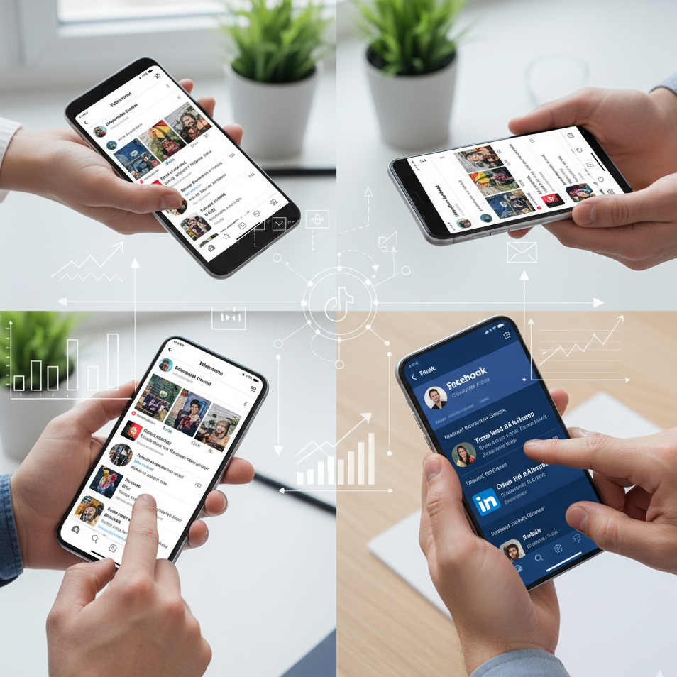 Imagen de las conexiones que genera tu creativa en redes sociales con tus clientes ideales